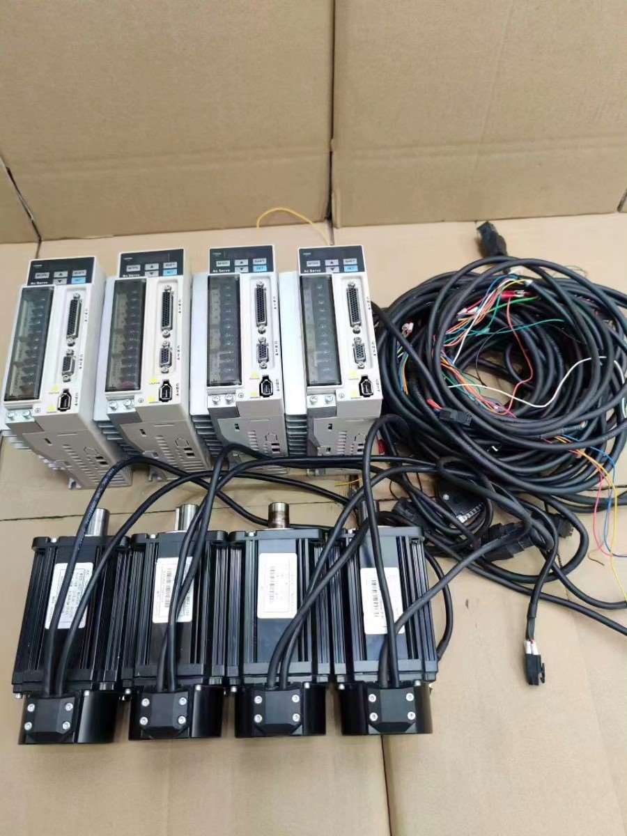 （议价）口罩机拆机4套750W伺服套装驱动器型号ASD620EH4