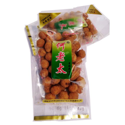 包邮零食炒货安庆何记何老太五香花生米香辣花生米多味