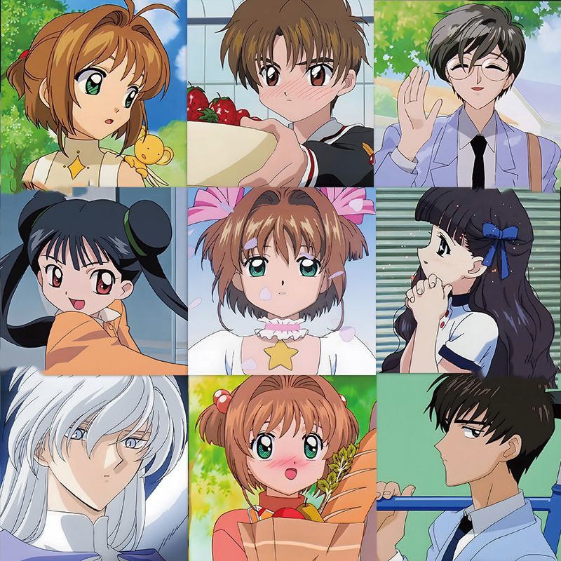 百变小樱可爱手账贴纸魔卡少女樱小可木之本樱卡通动漫贴画防水