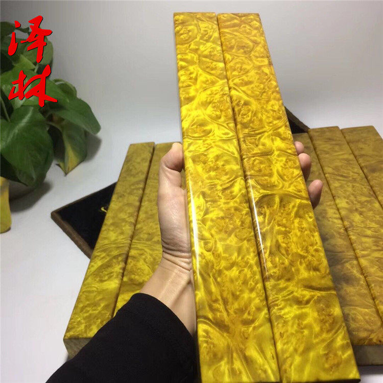 黄金樟镇尺书法压纸工艺学生木雕
