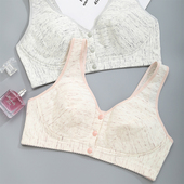 前扣少女大码 纯棉薄款 文胸全棉大罩杯无海绵无钢圈肥胖MM学生内衣