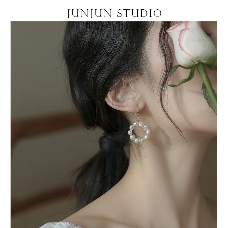 junjun自制强光巴洛克风淡水珍珠