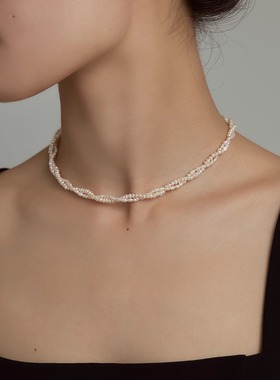 JUNJUNSTUDIO天然淡水珍珠项链