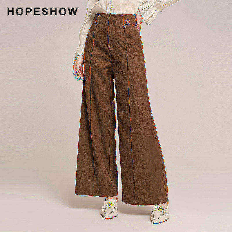 【日常价】红袖秋新款女装挺缝线拼接插袋阔腿长裤,女装/女士精品,休闲裤,淘宝优惠券,粉丝福利购,淘宝优惠卷