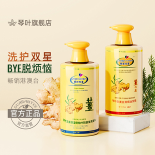 琴叶生姜防脱发强根保养洗发水滋润洗头水控油去屑蓬松姜汁洗发露