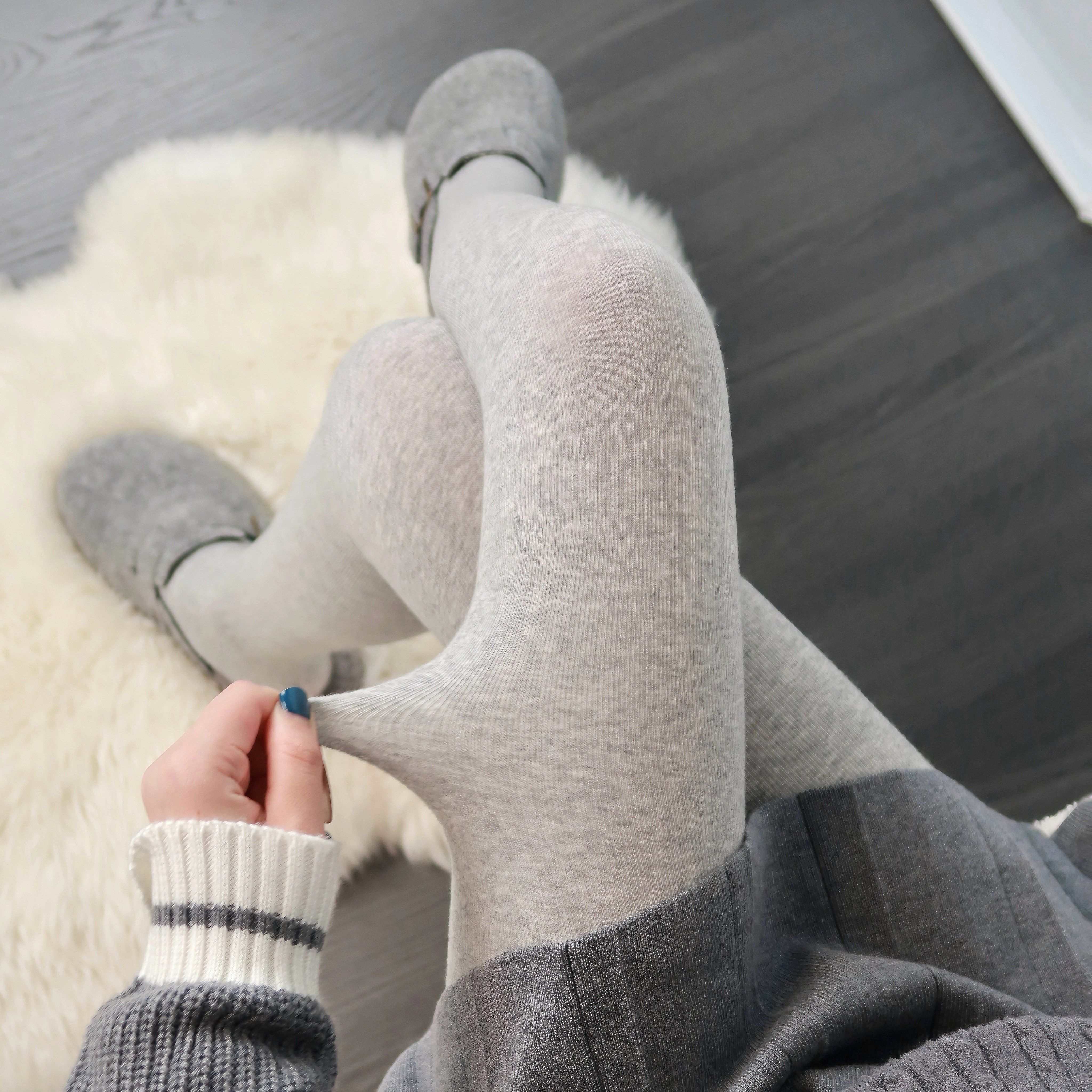 陆甜茶浅灰色连裤袜女秋冬季加厚格雷系外穿微压显瘦打底裤袜,女士内衣/男士内衣/家居服,连裤袜/打底袜,淘宝优惠券,粉丝福利购,淘宝优惠卷