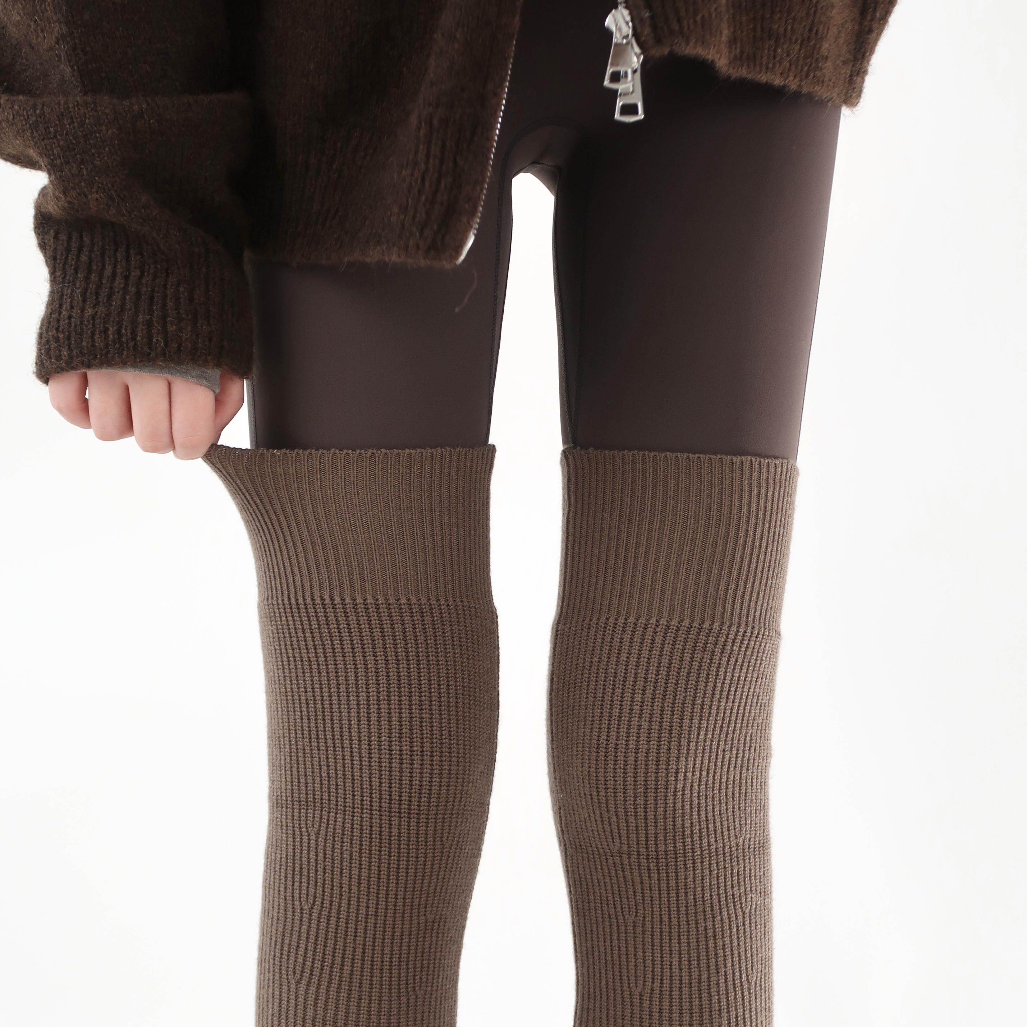 瑜伽袜套女长筒腿套秋冬