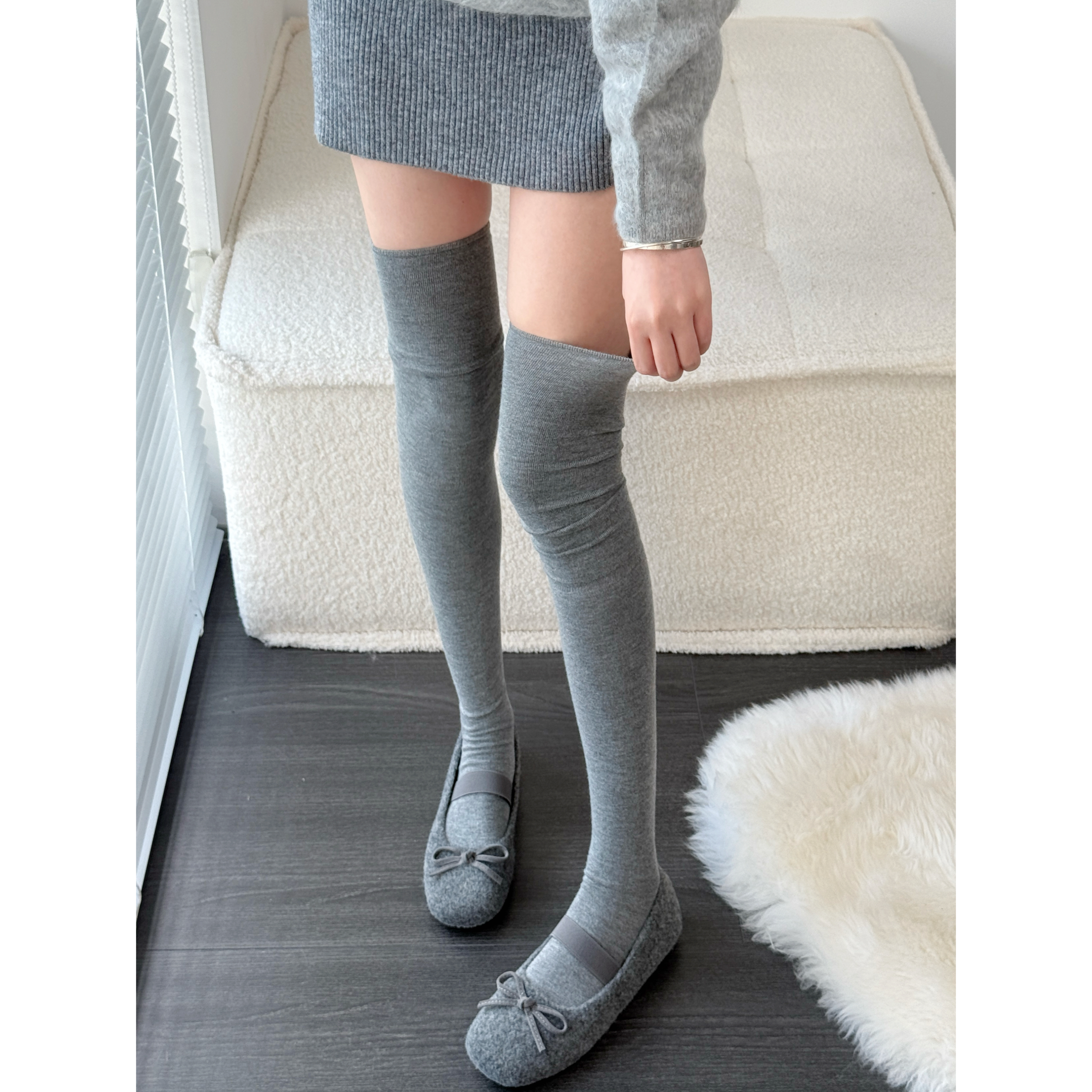 miu系穿搭堆堆袜袜子女