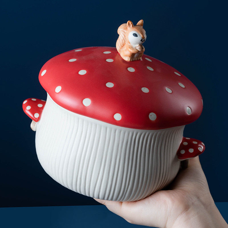 高颜值泡面碗带盖陶瓷面碗大号双耳防烫日式碗可爱家用宿舍螺蛳粉,餐饮具,碗,淘宝优惠券,粉丝福利购,淘宝优惠卷