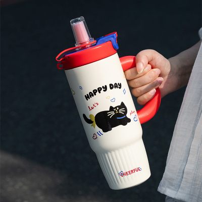 高颜值大号不锈钢保温杯