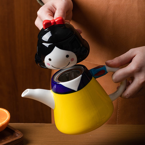 白雪公主下午茶茶壶可爱