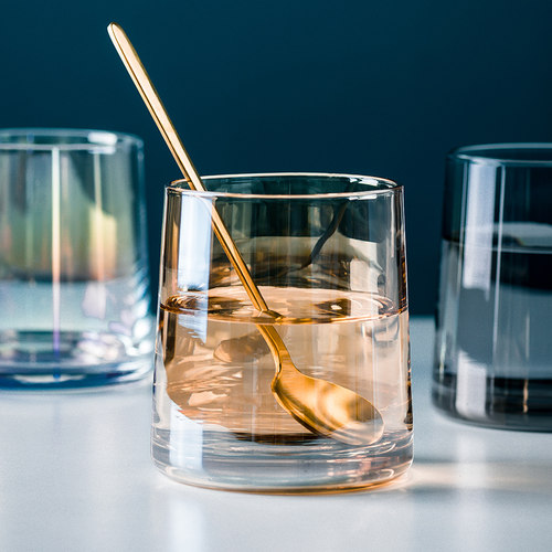 耐热透明玻璃杯杯子ins风酒杯