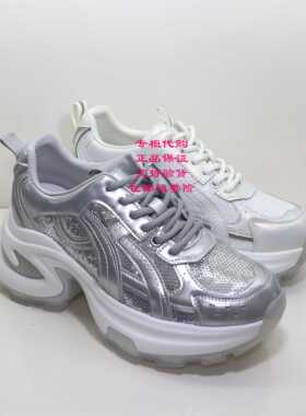 哈森2024年秋新款女鞋hcl241402圆头厚底运动日常休闲舒适老爹鞋