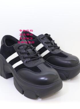 2024年卡迪娜秋冬新款女鞋kca244301圆头羊反绒拼牛皮舒适绒布里