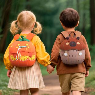 2025新款VABC可爱书包女孩儿童背包幼儿园双肩包户外出行春游包