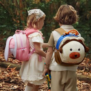 VABC儿童卡通双肩包户外出行旅游小背包男孩女童宝宝书包可爱