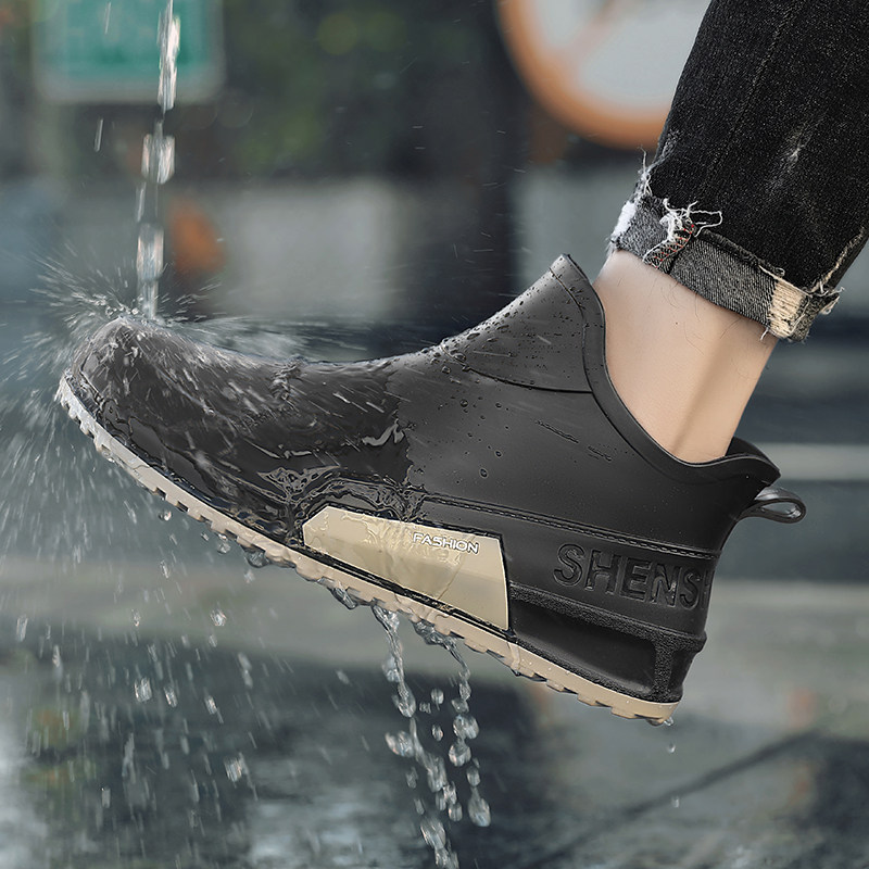 雨鞋男款2026新款冬季厨房厨师防水防滑耐磨雨天户外钓鱼劳保水鞋,流行男鞋,雨鞋,淘宝优惠券,粉丝福利购,淘宝优惠卷