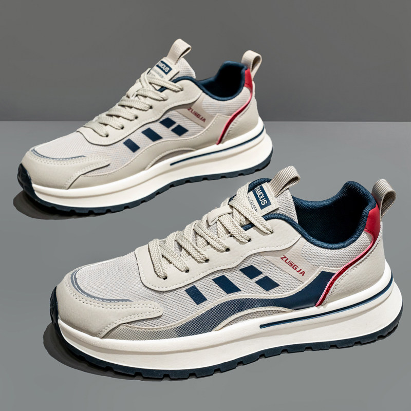 男鞋2026新款春季青少年学生休闲跑步运动鞋百搭厚底增高老爹潮鞋,流行男鞋,时尚休闲鞋,淘宝优惠券,粉丝福利购,淘宝优惠卷