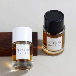 15mm卡口30ml50ml100ml圆形香水瓶玻璃按压喷雾香水瓶香水分装瓶