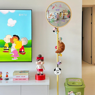 diy凹凸镜广角镜家用装饰哈哈镜彩绘转角镜拍照道具搞怪镜面摆件