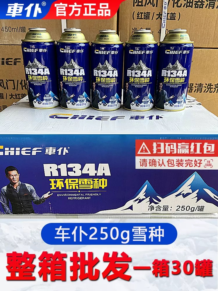 批车仆正品汽车空调制冷剂R134a环保雪种车用冷媒汽车压缩机油