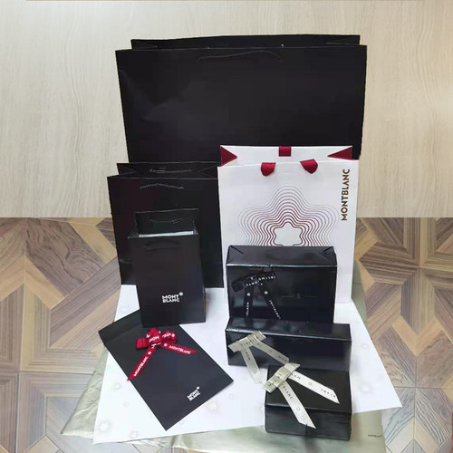 万宝龙笔盒手提袋腰带香水包装纸