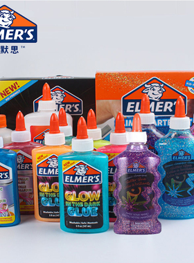 美国 ELMER'S艾默思魔法黏胶安全环保儿童史莱姆手工水晶泥魔法液