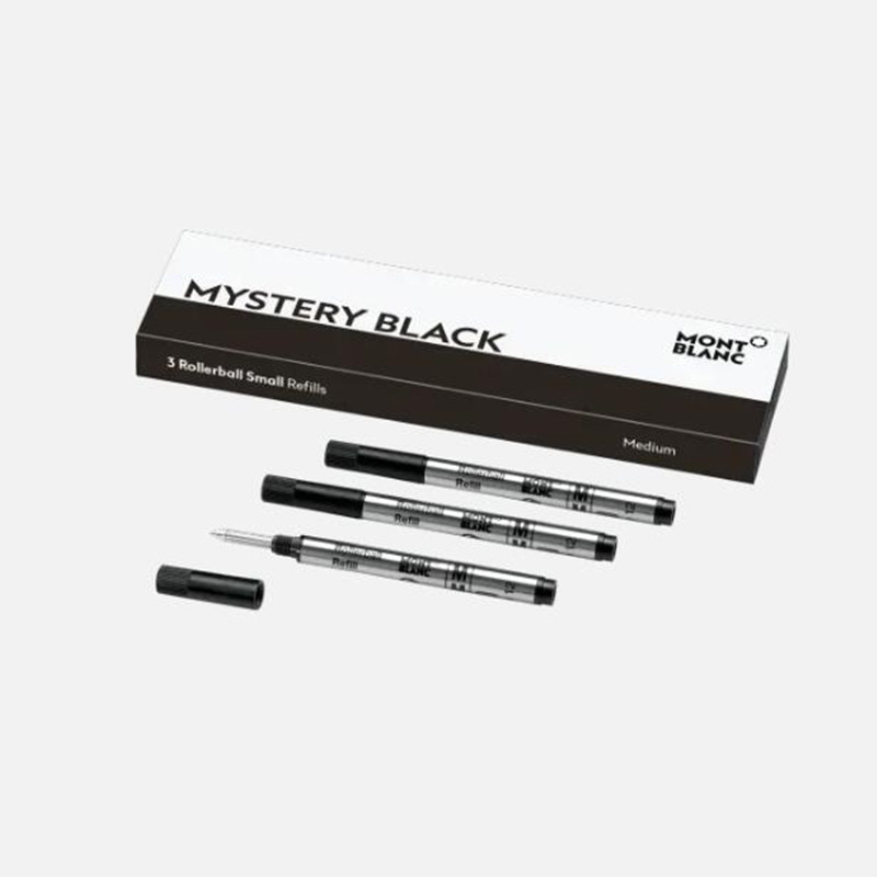 德国montblanc万宝龙笔芯 黑色小号签字笔万宝龙特殊迷你宝珠笔芯