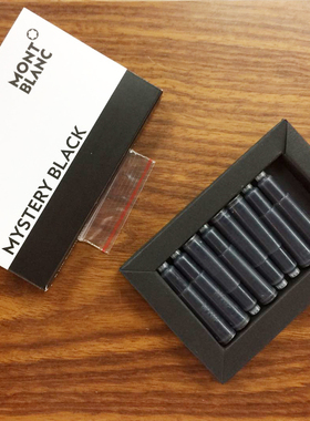 德国Montblanc万宝龙钢笔墨囊一次性墨水墨胆墨芯蓝色黑色蓝黑色