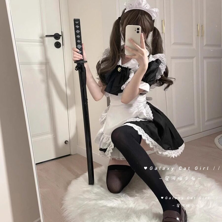 甜美日系女仆装cos制服洛丽塔女佣lolita短裙cosplay咖啡店漫展