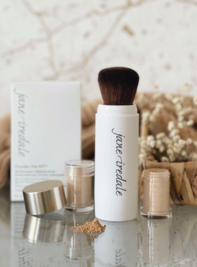 现货Jane iredale珍爱芮德天然矿物质防晒粉SPF30定妆哑光敏感肌