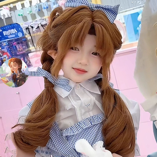 儿童假发cos小女孩第五人格长卷发可爱动漫节日空气刘海可爱全头