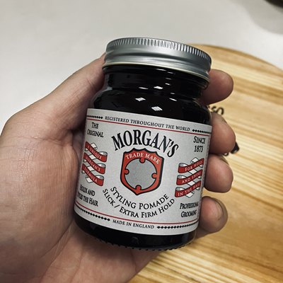 《台湾直邮》morgan's pomade 英国摩根发油小灰瓶100g 水基发油