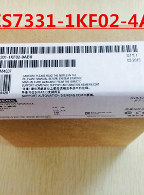 6ES7331-7KB02-4AB1 模拟量输入模块SM331 6ES7 331-7KBO2-4AB1