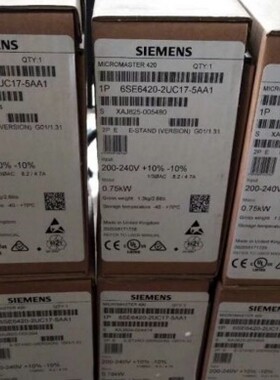西门子MM440系列7.5KW变频器6SE6440-2UC27-5DA16SE64402UC275DA1
