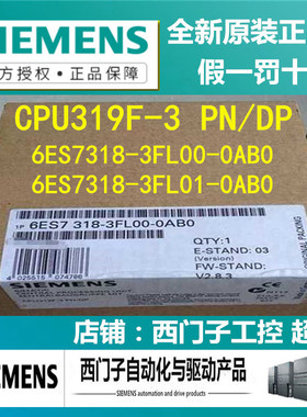 西门子S7-300  CPU319F-3 PN/DP 6ES7318-3FL00/3FL01-0AB0/OABO