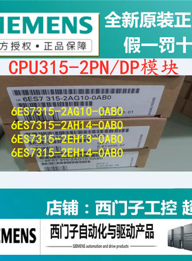 CPU315-2PN/DP模块6ES7 6ES7315-2AG10/2AH14/2EH13/2EH14-0AB0/O