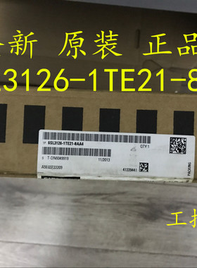 西门子S120单机模块6SL3126-1TE21-8AA4全新6SL31261TE218AA4原装