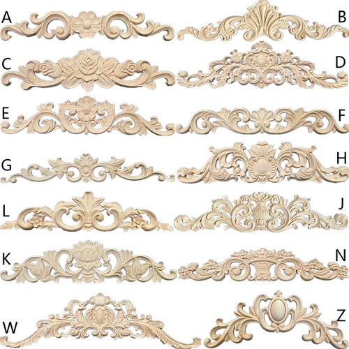 中欧式家具柜子门花精品东阳木雕