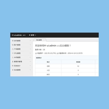 H-ui.admin后台管理模版 3.1.3.1后端模板源码html5