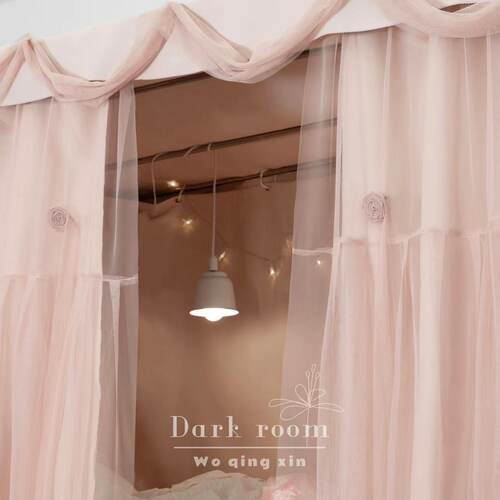 手工盘花仙气床帘darkroom学生
