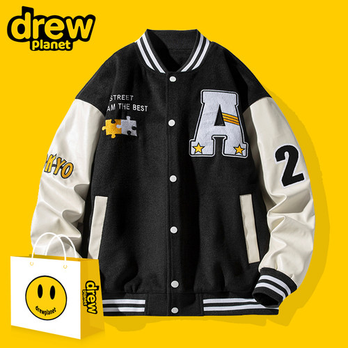 飞行员夹克春秋DREWPLANET宽松