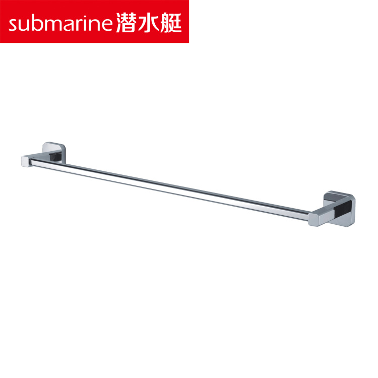 潜水艇GT436毛巾单杆/铜镀铬加厚用料/经久耐用不生锈