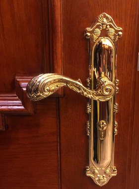 德国诺卡五金NOKA合金锁Z8330/960PZ72-PVD金色室内门锁