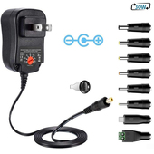 30W可调电源电压开关适配器变压器多功能LED电源调节器家用电源