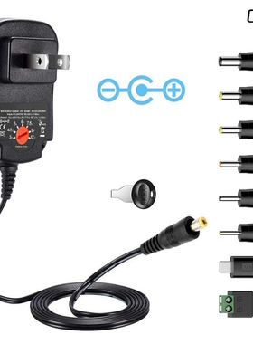 30W可调电源电压开关适配器变压器多功能LED电源调节器家用电源