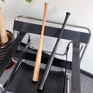 暗黑奢华 重工十字架雕花 全实木榉木 男女款 实战装饰防身棒球棍