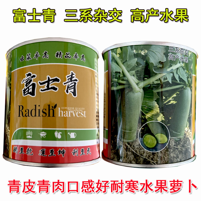 富士青脆甜水果蘿卜種子50g
