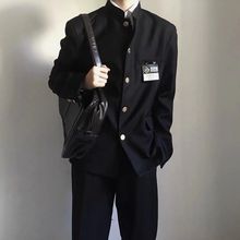 男生热血高校校服dk制服套装 中山装 班服 日系jk西服外套学院风西装