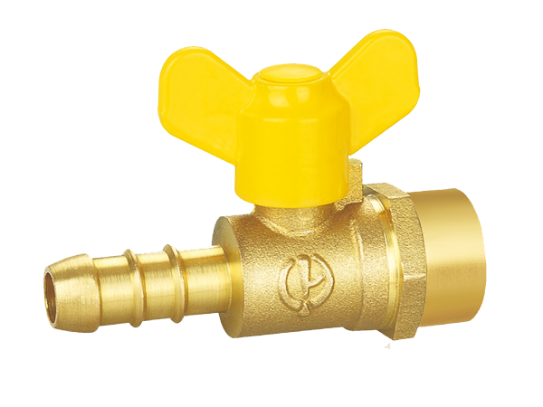 黄铜品牌加厚奥巴银煤气阀dn15 4分内牙外牙煤气开关阀双叉款阀门